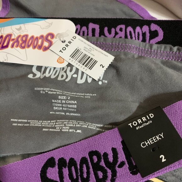 Torrid Cheeky Panties Underwear Scooby Doo Gang Shaggy Velma Plus Size 2 18 20 - Picture 5 of 5